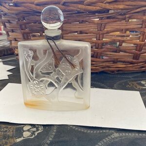 Vintage Crystal Falcon perfume bottle